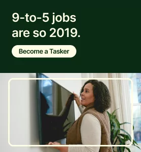 Tasker mounting a TV to the wall in Taskrabbit ad