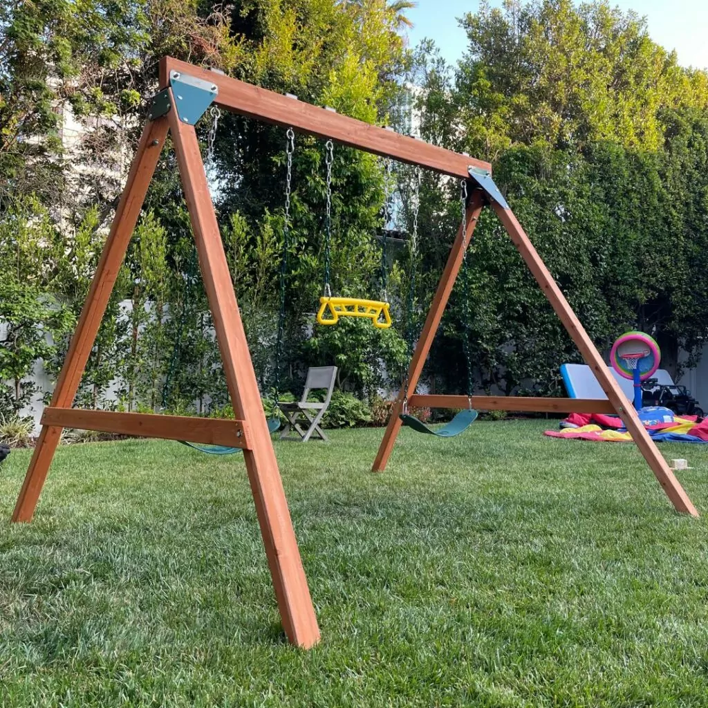 swing set after